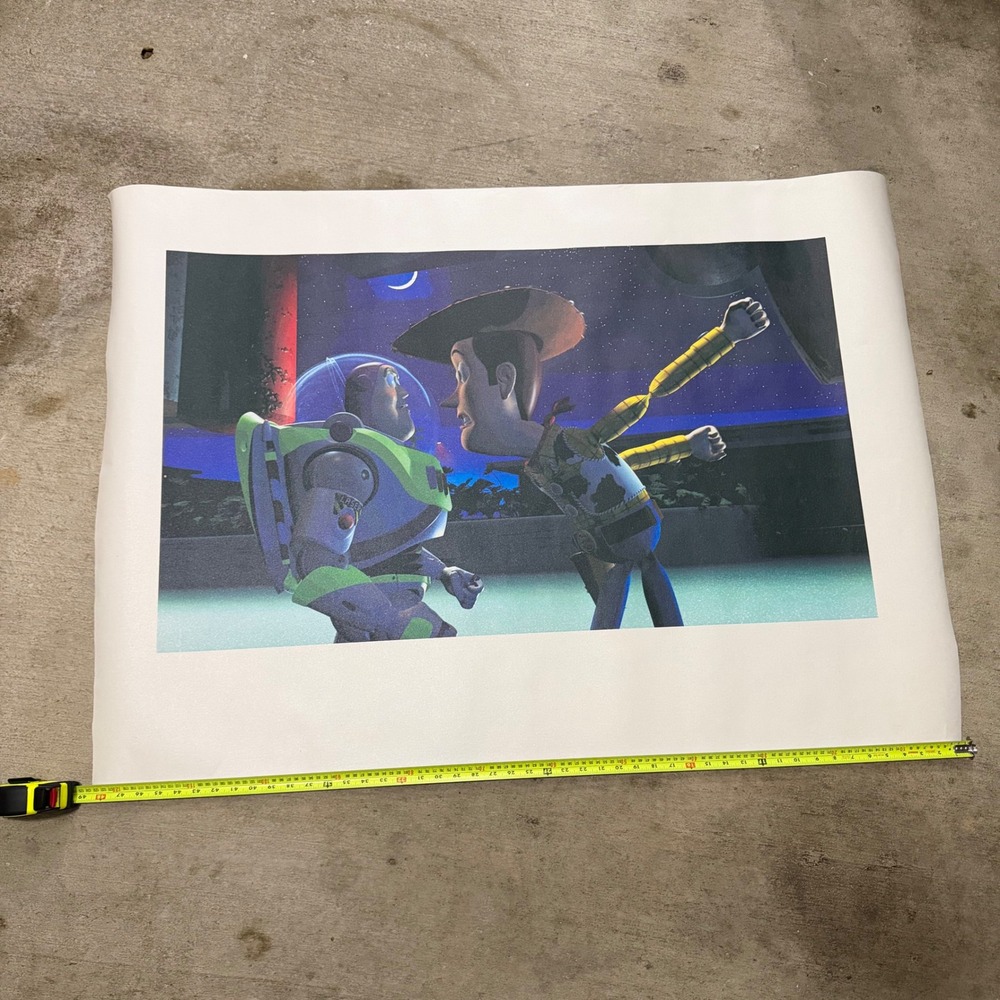 Toy Story Buzz Lightyear Woody Confrontation canvas Print Large